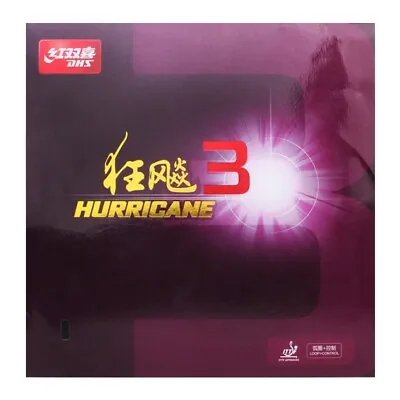 DHS Hurricane 3 Table Tennis Rubber • £29.99