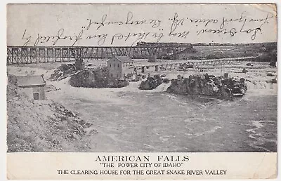 Idaho American Falls Reed & Ellinger 1907 To W.g. Lincoln Milford Center Ohio • $14.99