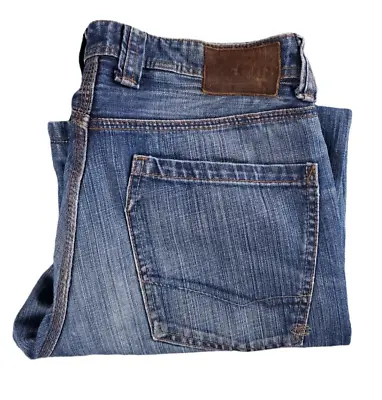 Camel Active Jeans Men W32 L29 Blue Denim Woodstock Regular Fit • £16.99