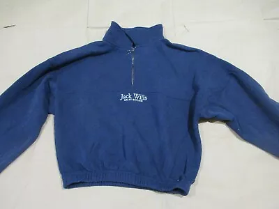Jack Wills Woman Light Hoodie - Size 10 - Navy Blue - Quarter Zip • £9