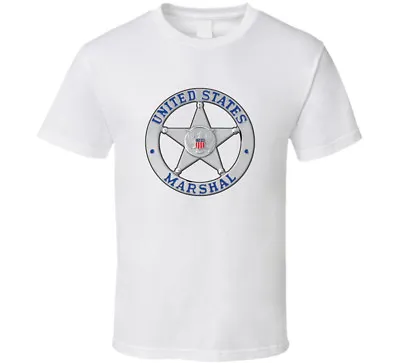 US Marshal Badge Funny T-shirt Tee Shirts Gift New • $33.69