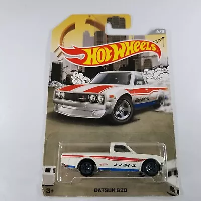 Hot Wheels Datsun 620 White 2016 Rad Trucks #4/8 Walmart Exclusive New On Card • $9.44