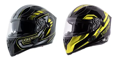 TORC T15B BlueTooth Dual Visor Motorcycle Helmet Or Shields • $80.74