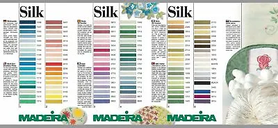 Madeira 4 Strand 100% Embroidery Silk  TRACKED POST 5m In Ea Spiral Pack • $6.22