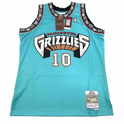 Mitchell & Ness Vancouver Grizzlies Mike Bibby Swingman NBA Jersey 2XL #8223-24 • $69.99