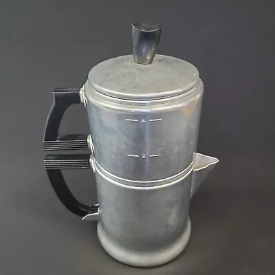 Wear Ever Coffee Pot 2 To 4 Cup Drip Aluminum Vintage #3044 • $16