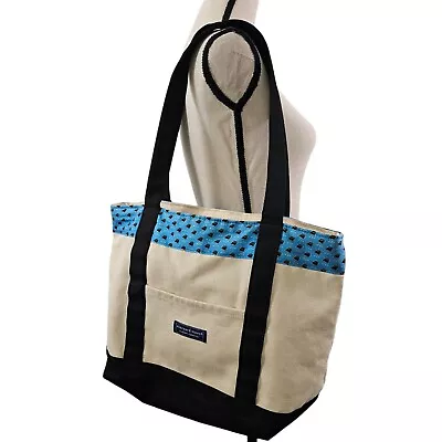 Vineyard Vines Custom Collection NFL Carolina Panthers Classic Canvas Tote Bag* • $18.66