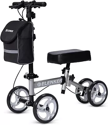 ELENKER Steerable Knee Walker Deluxe Medical Scooter For Foot Injuries Compact C • $60