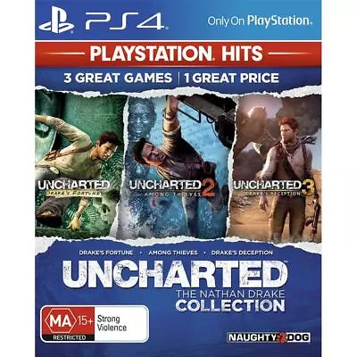 Uncharted: The Nathan Drake Collection (PlayStation Hits) (PS4) • $32.95