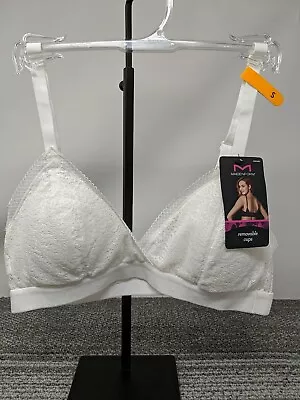 Maidenform Size Small Casual Comfort Removable Cups Lace DM1180 NWT • $13