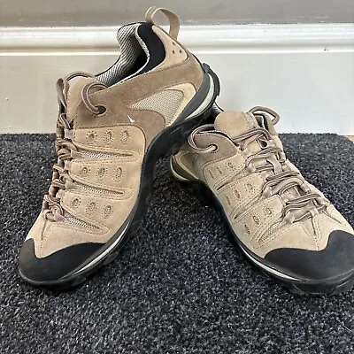 Zamberlan Gore Tex Walking Boots Size UK 7.5 Euro 42 Brown Hiking Shoes Trainers • £50