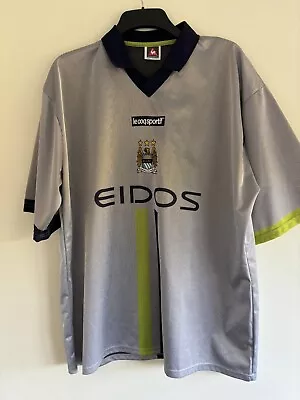 Man City 2001/2002 Away Kit Le Coq Sportif Xxl 50/52  • £15