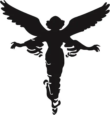 Angel Silhouette Religious Car Decal Sticker • $2.51