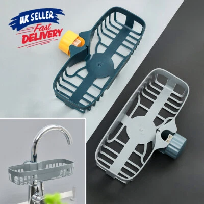 $9.99 • Buy Soap Stand Kitchen Storage Holder Organizer Sink Basket Sponges Caddy Bathroom