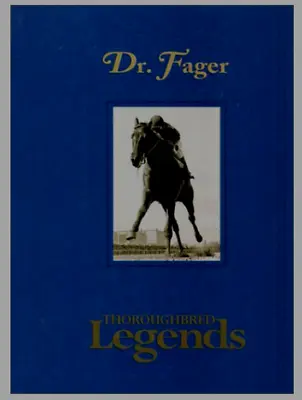 Dr. Fager-Thoroughbred Legends-Man O'War-Seabiscuit-Tiple Crown-NEW Unread • $15