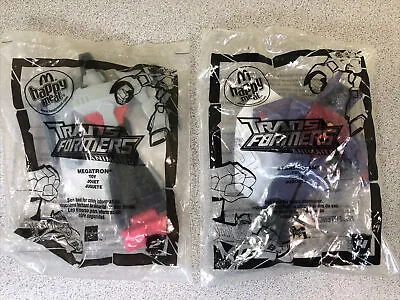 Lot Of 2 Transformers Animated McDonald's Happy Meal Toys 2008 New Megatron Star • $8.99