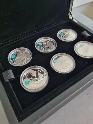 Royal Mint A Celebration Of Britain The  Mind Collection Silver Coin Set • £195