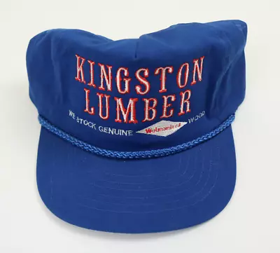 Vintage Kingston Lumber Hat Strapback • $24.95