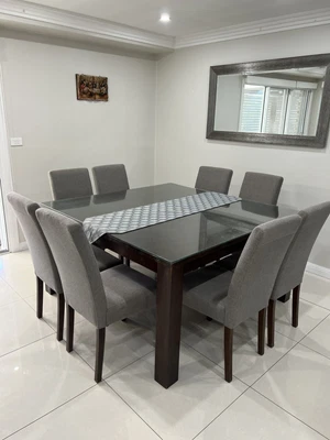 $555 • Buy 8 Seater Dining Table And Chairs