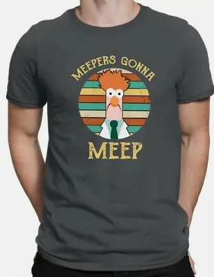 The Muppet Show T-Shirt Beaker Meepers Gonna Meep Retro Mens Tee Movie Cartoon • £10.23