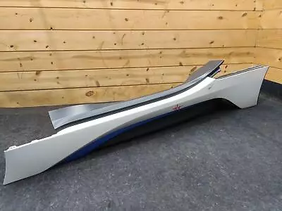 Left Side Skirt Rocker Moulding Trim Panel White B96 Blue BMW I8 2014-19 * NOTE • $549.99