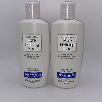 $25.82 • Buy (2) Neutrogena Pore Refining Toner Alpha And Beta Hydroxy Formula 8.5 Fl. Oz.
