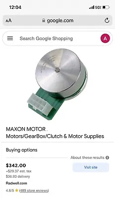 MAXON EC MOTOR  397172/ 45 Flat Ø42.8 Mm Brushless 50 Watt With Hall Sensor • $69.99