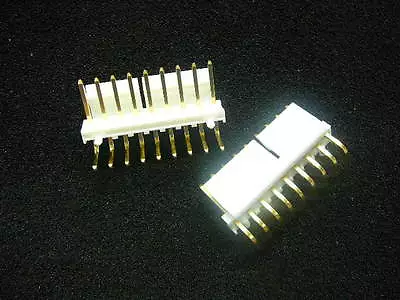 MOLEX 26-65-5090 Locking Header 9-Pos 3.96mm Press-Fit MALE GOLD **NEW** Qty.2 • $4.99