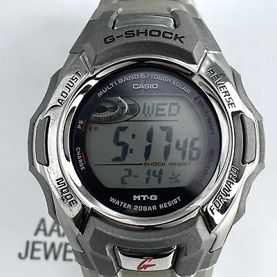 Casio Watch MTG 900DA G-shockStainless Steel Tough Solar Atomic Digital # 3406 • $99.95