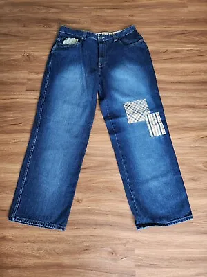 Enyce Clothing Co Mens Jeans Size 38/32 Blue Style Hip Hop Wide Leg • $32.88