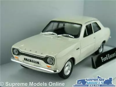 £16.99 • Buy Ford Escort Mk1 Model Car Ermine White 1:43 Scale Cararama Saloon Mark One K8