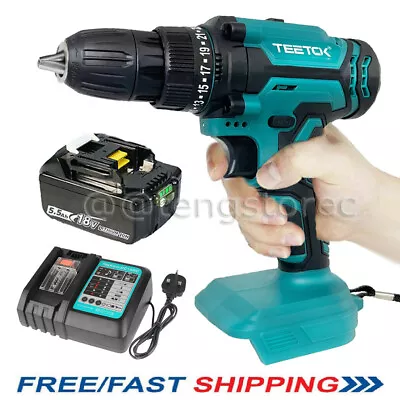 For Makita DHP484 18V LXT Li-ion Brushed Cordless LED Drill Battery Or Charger • £81.80