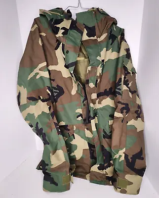 Tennessee Apparel  Military Woodland Parka Cold Weather Camouflage Size M Long • $60