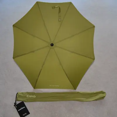 NEW ICandy OLIVE GREEN Universal Sun Parasol Umbrella • £19.99