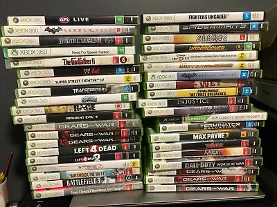 $4.95 • Buy XBOX 360 Games -- FREE POSTAGE -- Select From Drop Down Box 