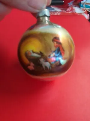 RARE Vintage Christmas Tree Ornament Little Drummer Boy Coby Glass Bulb • $35