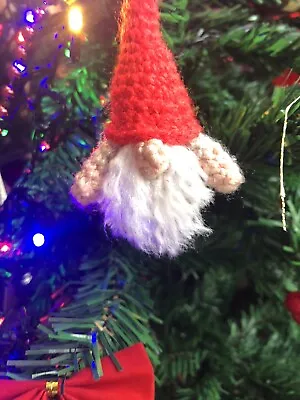 Gnomes Hand Knitted Christmas Decorate • £3