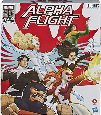 Marvel Legends Alpha Flight Collectible Action Figure Set 6-Pack Amazon NIB NEW • $319.99