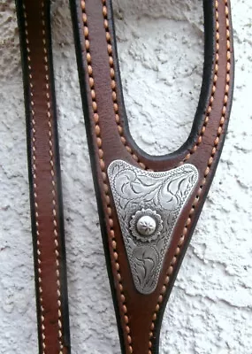 Vintage Shaped Ear Horse Show Headstall Sterling Silver Ear Piece • $225