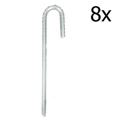 8 X H/D GROUND STAKES REBAR TENT PEGS 10mm X 30cm Bouncy Castle Gazebo Marquee • £12.49