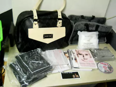 Mary Kay Cosmetics Consultant Bag & Tote Insert W/ Supplies Books Mirrors Trays • $44.95