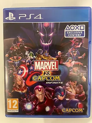 Marvel Vs Capcom Infinite Sony PlayStation 4 PS4 Like New • $35