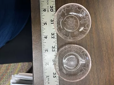 Mosser Glass Jennifer Pink Miniatures Soup/salad Bowls • $30