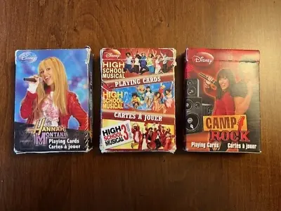 Disney Hannah Montana High School Musical Camp Rock Playing Cards • $10