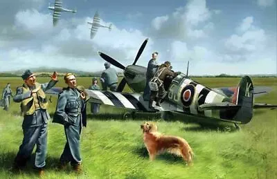 ICM 1:48 Scale Kit - Spitfire Mk.IX W/ RAF Pilots & Ground Personnel ICM48801  • £15.66