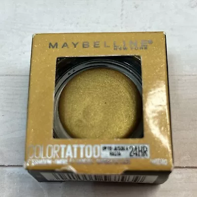 Maybelline Color Tattoo Up To 24 HR. New Longwear Cream Eyeshadow 40 Golden Girl • $6.98