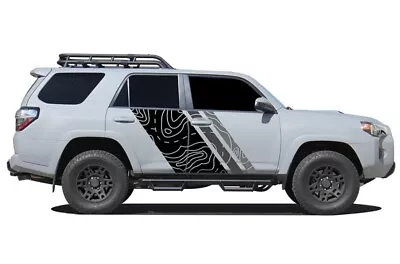 TRD Topography Side Stripe Graphics Decals Design For Toyota 4Runner 2010-2024 • $80