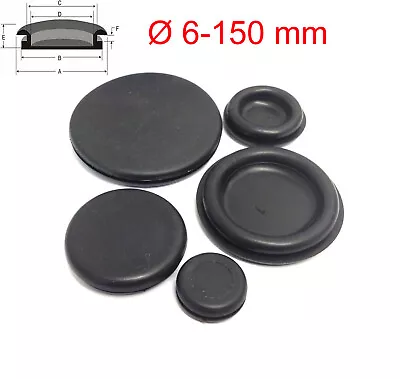 £119.99 • Buy Blanking Grommets Rubber Grommet Closed Gromet Blind Plug Bung Bungs - All Sizes