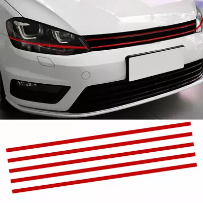 5pcs Car Reflective Strip Decal Front Grille Pinstripe Trim Sticker Accessories • $4.39