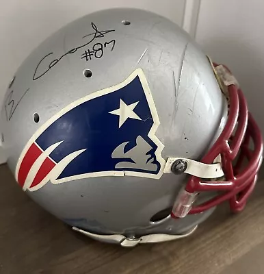 Ben Coates #87 Signed FULL SIZE Game Worn Patriots Helmet • $365